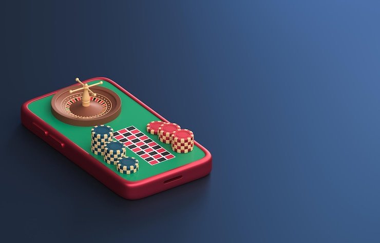 Live blackjack table with professional dealer and player cards